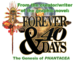 Image reads "From the Creator/Writer of the Graphic Novel - Forever & 40 Days, prepared by Jim McPherson 2007