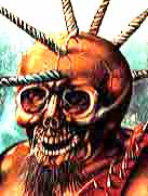 Mars Bellona, the Apocalyptic of War, as drawn by Ian Bateson circa 1978