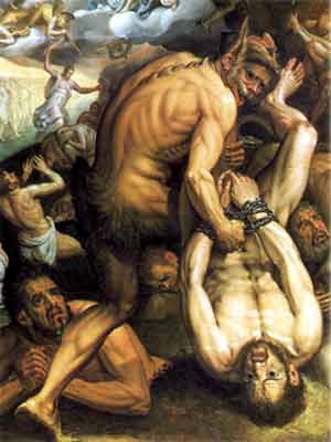 [COUNT MOLOCH DEALING WITH SEAN DRE'ATH IN THE ROMAN COLOSSEUM MIGHT HAVE LOOKED SOMETHING LIKE THIS, PAINTING BY FLORIS EXHIBITED IN VIENNA]